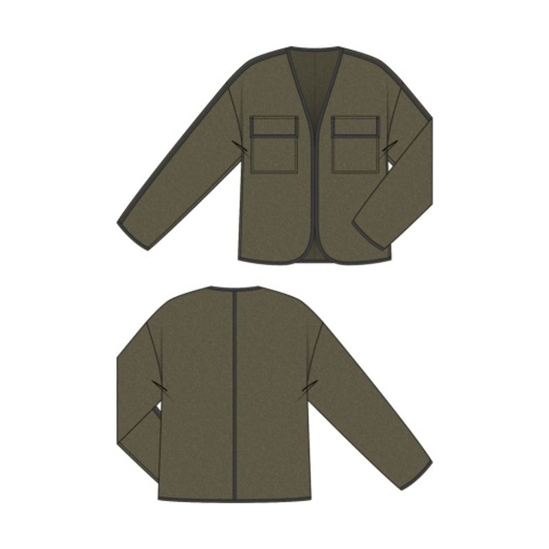 Liverpool Los Angeles - Womens Relaxed Open Front Jacket