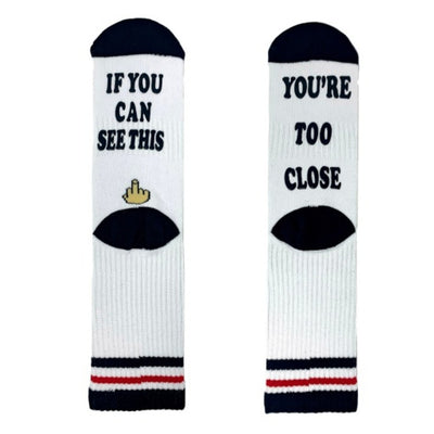 Oooh Yeah - Womens Crew Socks Too Close