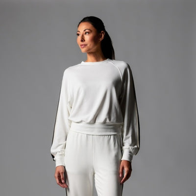 Thirty Three Threads - Unisex Ease Crew Stripe Sweatshirt Cue