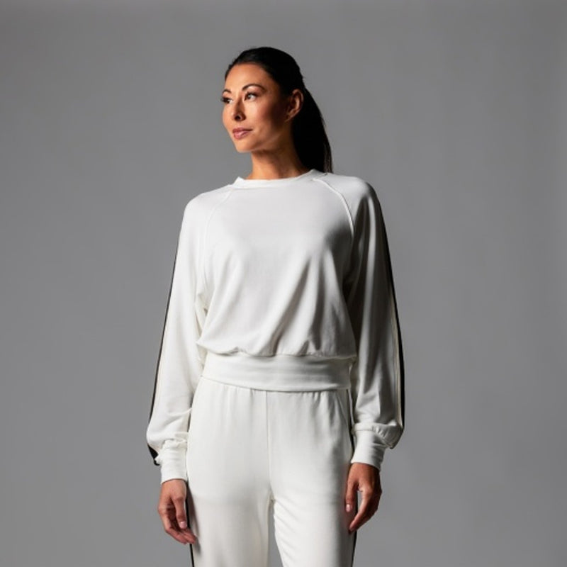 Thirty Three Threads - Unisex Ease Crew Stripe Sweatshirt Cue