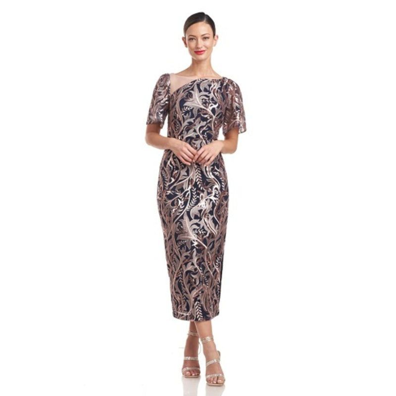 JS Collections - Womens Merlina Midi Dress