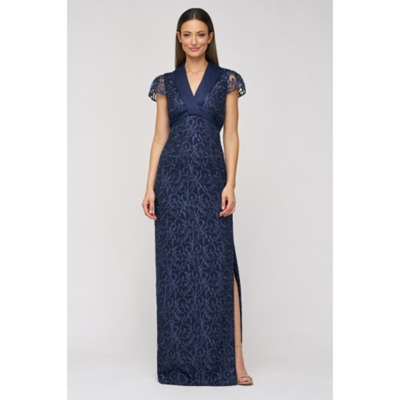 JS Collections - Womens Yara Satin Detail Gown