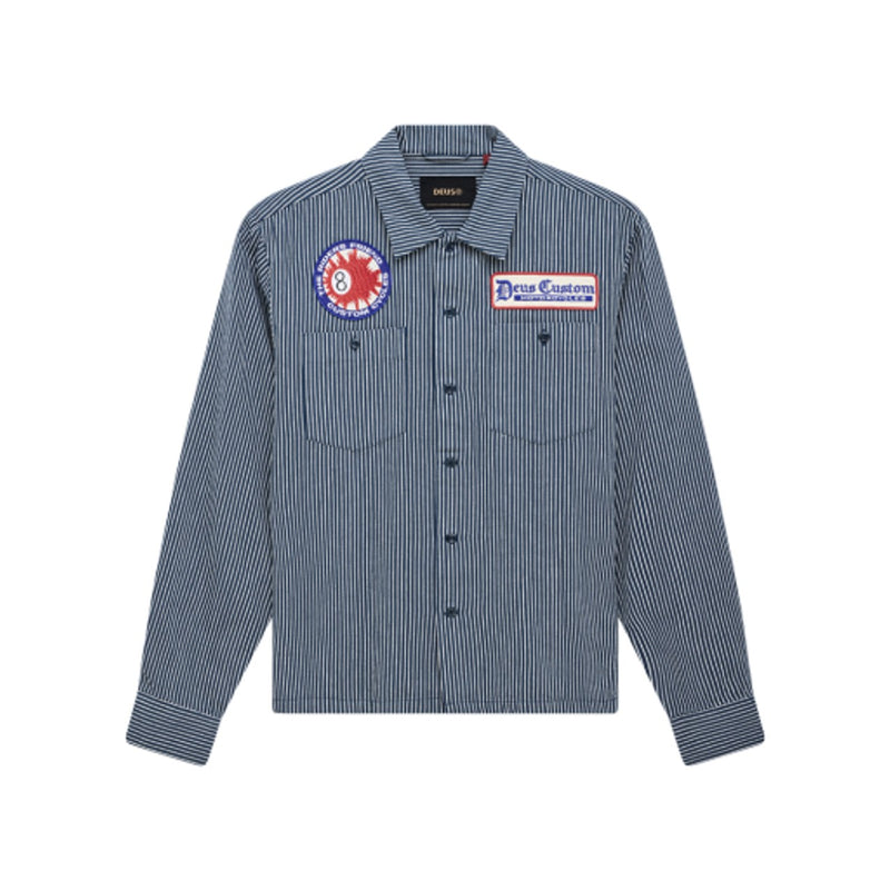 Deus Ex Machina - Mens Forecourt Stripe Ls Shirt