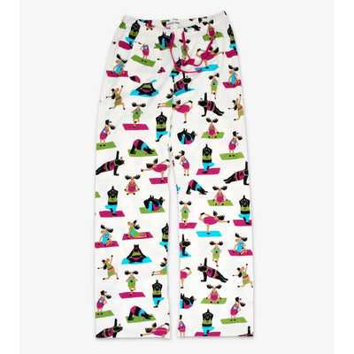 Little Blue House - Yoga Bear Womens Jersey Pajama Pants