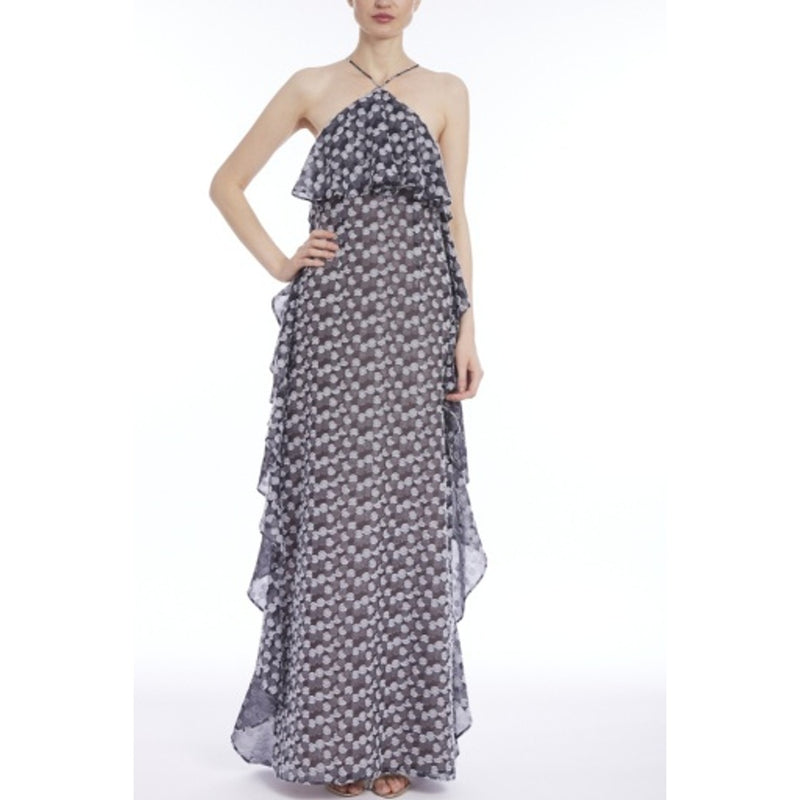 Badgley Mischka - Womens Ruffl Popover