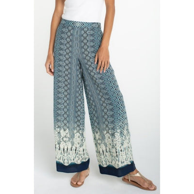 Liverpool Los Angeles - Womens Pull-on Palazzo Pant 28" Ins