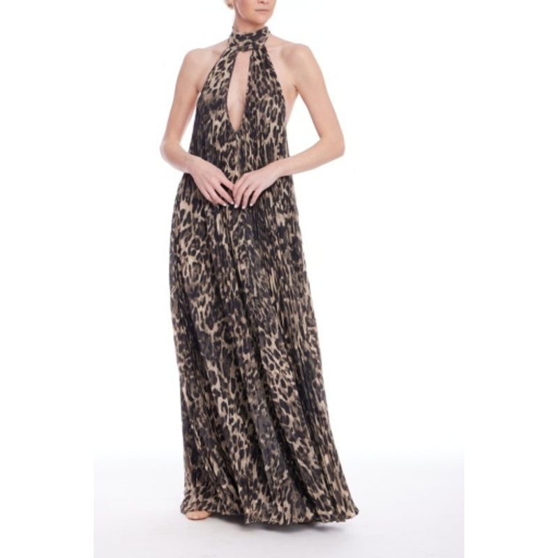Badgley Mischka - Womens Pleated Gown