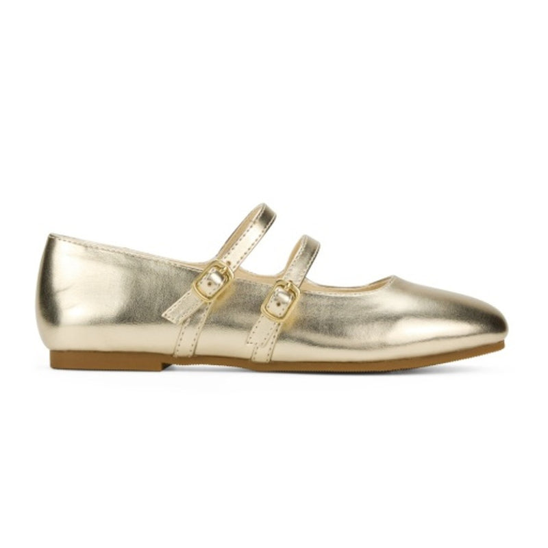 Yosi Samra - Kids Miss Mary Flat in Gold Kids