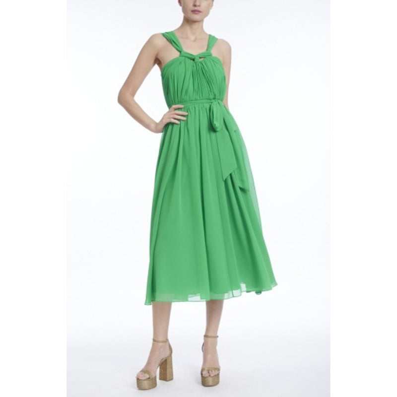 Badgley Mischka - Womens Shirred Knotted Nk