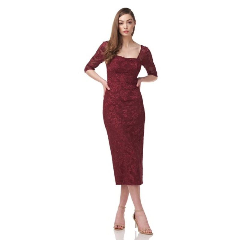 JS Collections - Womens Elle Sweetheart T-Length Dress