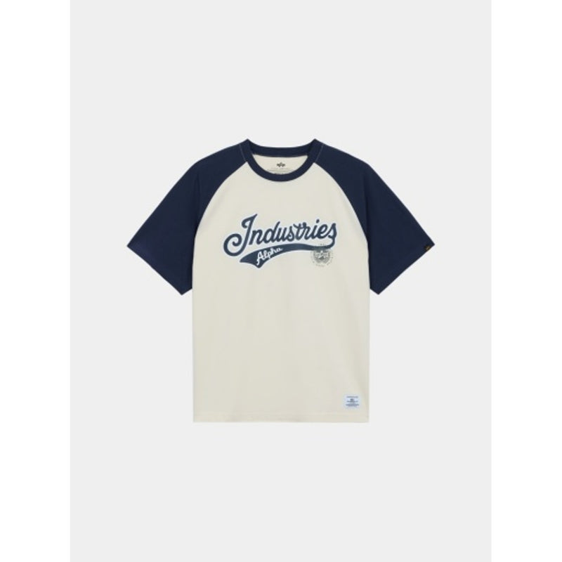 Alpha Industries - Mens Essential Raglan Relaxed Fit Tee(Washindustries)