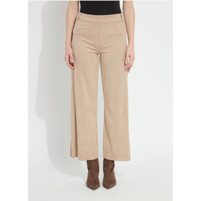 Lysse - Womens Vionette Vegan Suede Wide Leg Trouser