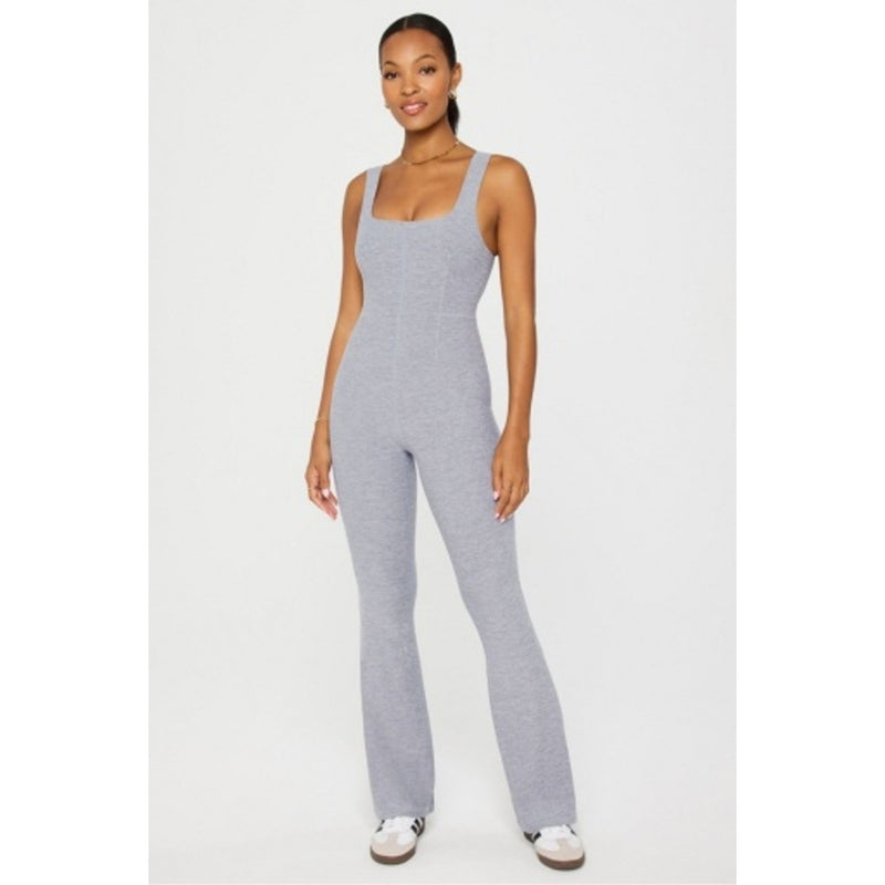 Fabletics - Womens Heatherflex Kick Flare Jumpsuit