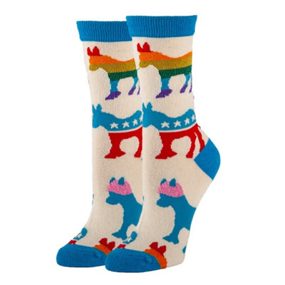 Oooh Yeah - Womens Crew Socks-New Liberal