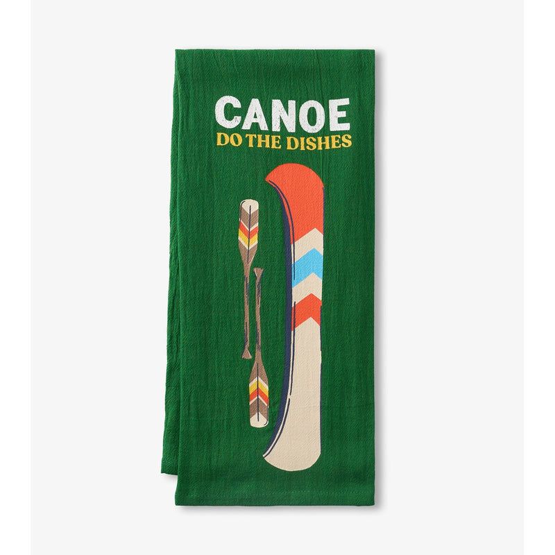 Little Blue House - Unisex Canoe Do the Dishes Tea Towel