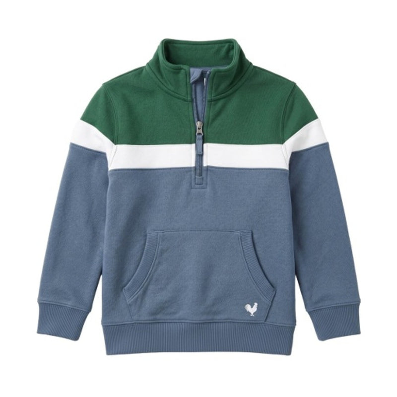 Hope & Henry - Boys Organic French Terry Half-Zip
