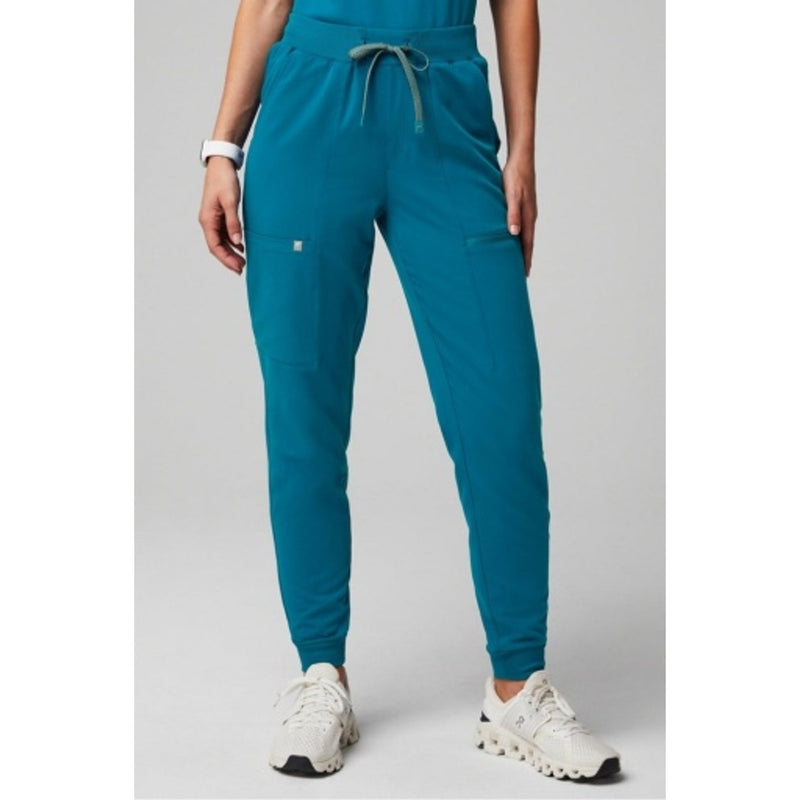 Fabletics - Womens High Rise on-Call Jogger - Caribbean Blue