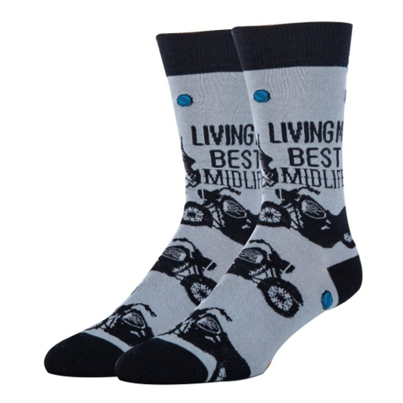 Oooh Yeah - Mens Midlife-Mens Crew Sock