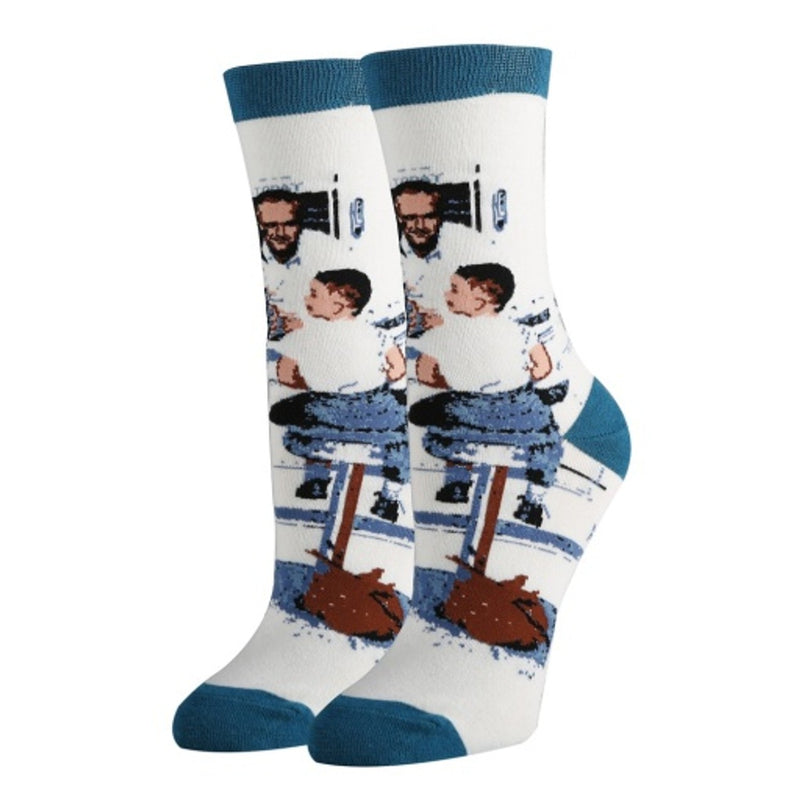 Oooh Yeah - Womens Crew Socks-Run Away