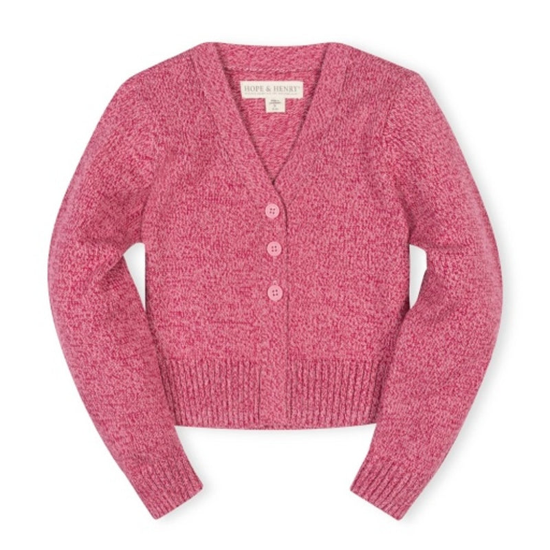 Hope & Henry - Girls Organic V-Neck Cardigan