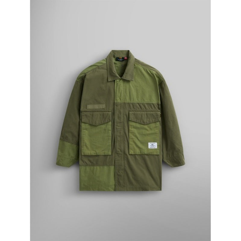 Alpha Industries - Womens Mixed Media Shirt Jacket with