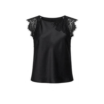 Liverpool Los Angeles - Womens Slvless Woven Top with Lace