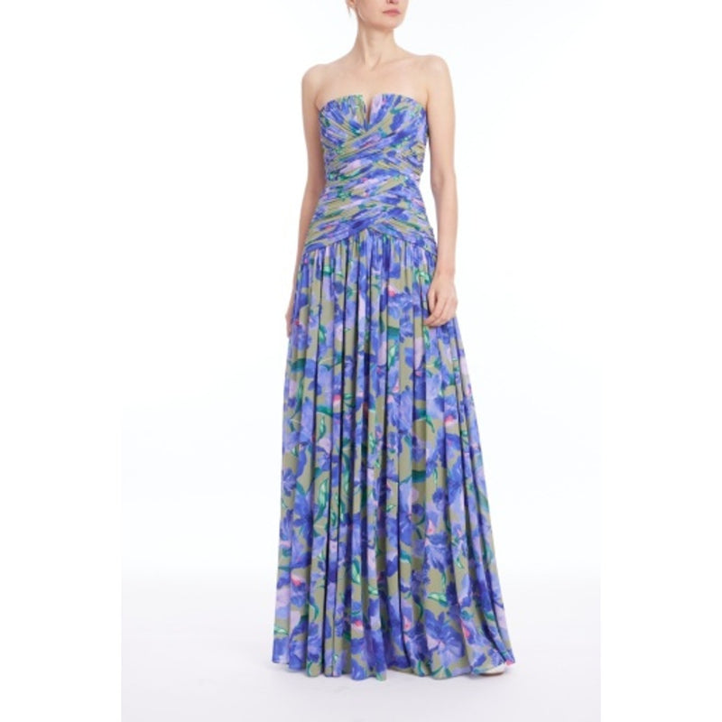 Badgley Mischka - Womens Notch Frnt Print