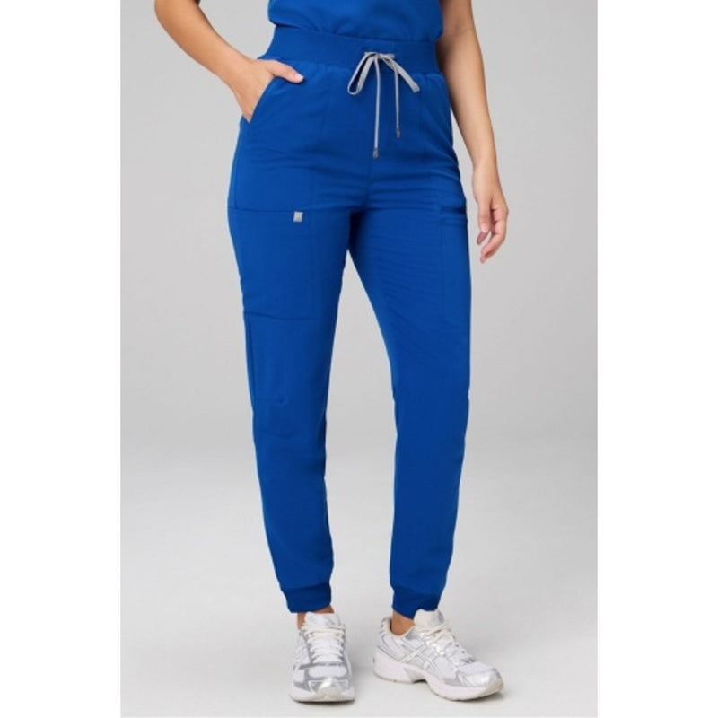 Fabletics - Womens High-Rise on-Call Scrub Jogger Motiontech - Royal Blue