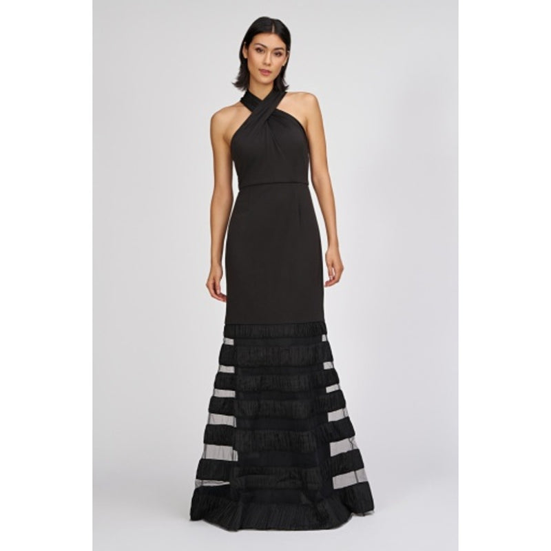 JS Collections - Womens Willa Halter Gown