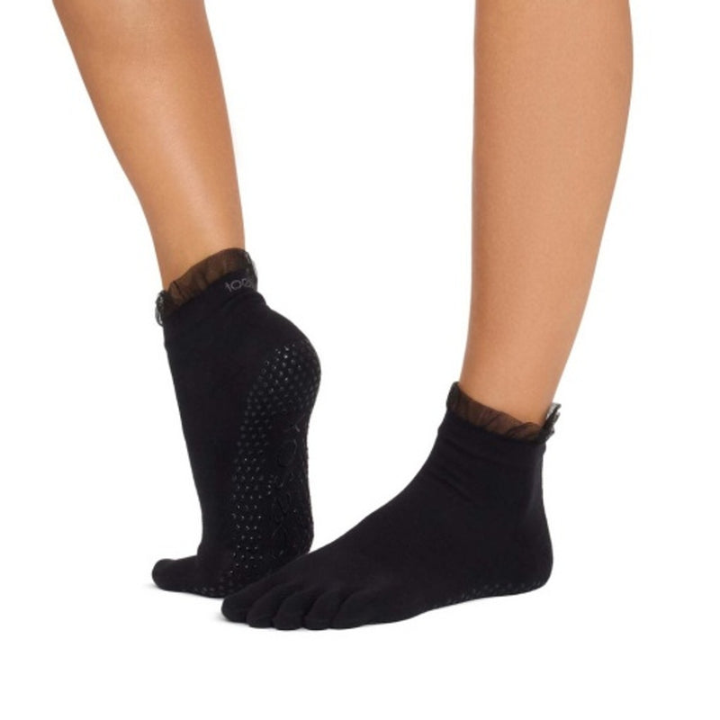 Thirty Three Threads - Unisex Grip F/T Ankle Tulle Ruffle Ultra Ebn