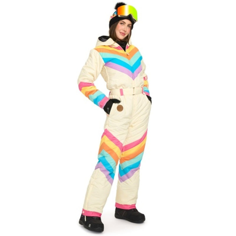 Tipsy Elves - Womens Retro Rainbow Ski Suit