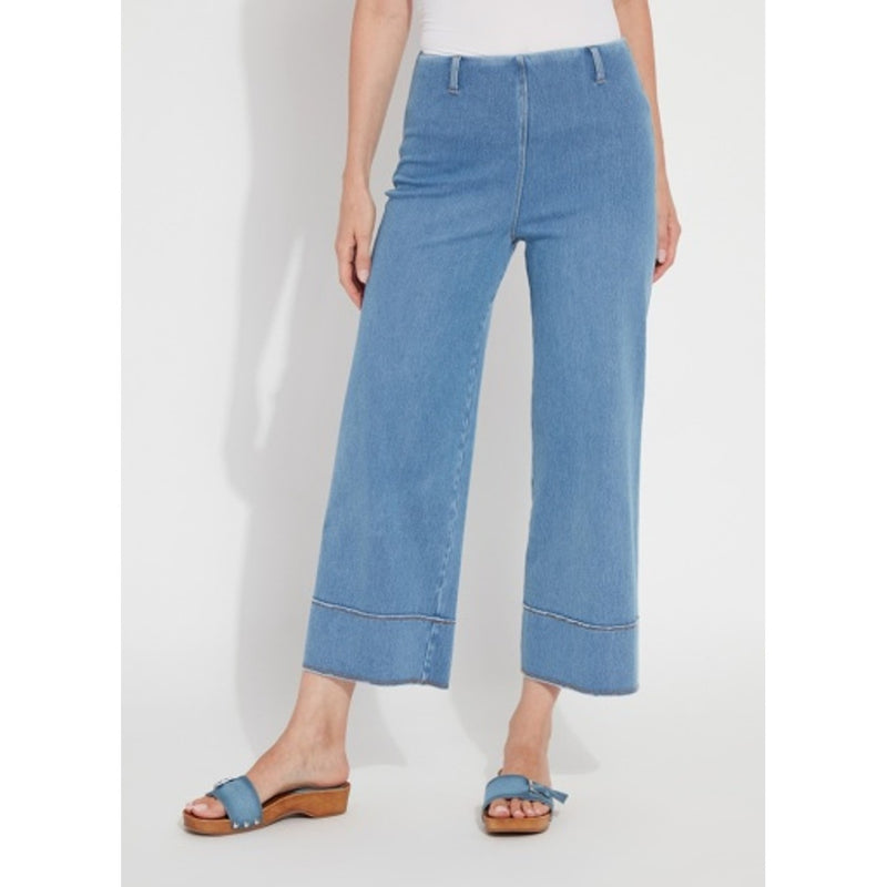Lysse - Womens Margo Hi Waist Wide Crop Denim