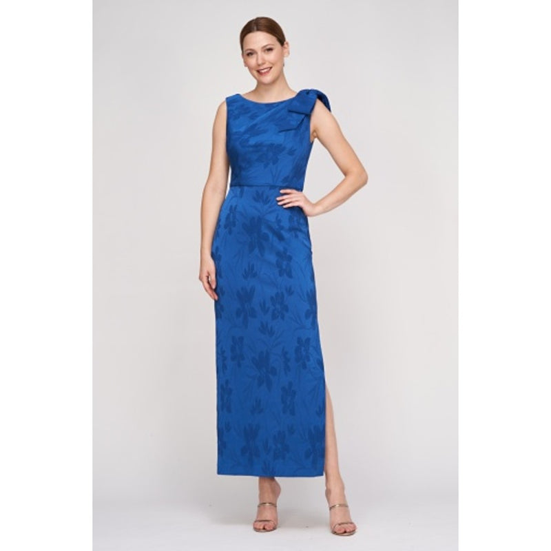 JS Collections - Womens Vivienne Stretch Jacquard Gown