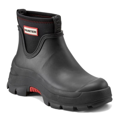 Hunter - Womens Eloise Lug Sole Waterproof Neoprene Rain Bootie