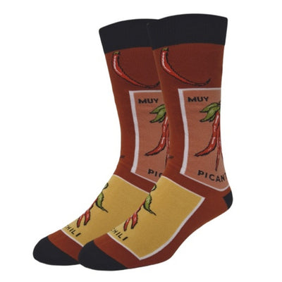 Oooh Yeah - Mens Crew Socks-Picante