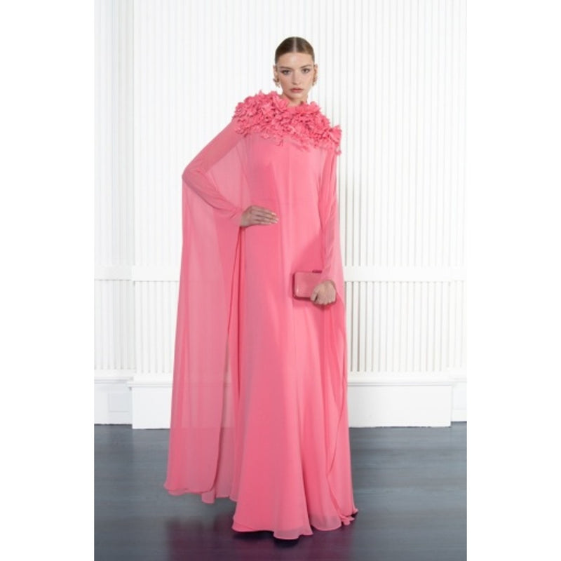 Badgley Mischka - Womens Caftan with Column