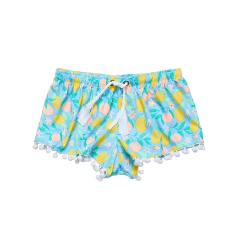 Snapper Rock - Girls Lemon Drops Swim Shorts