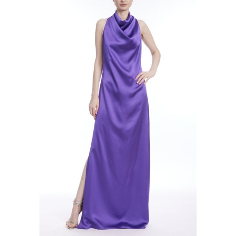 Badgley Mischka - Womens Satin Bias Cut
