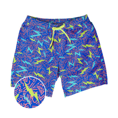 Tipsy Elves - Mens Grease Lightning Stretch Swim Trunks
