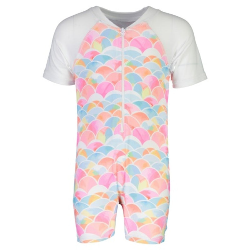 Snapper Rock - Baby Rainbow Connection Short Sleeve Sunsuit