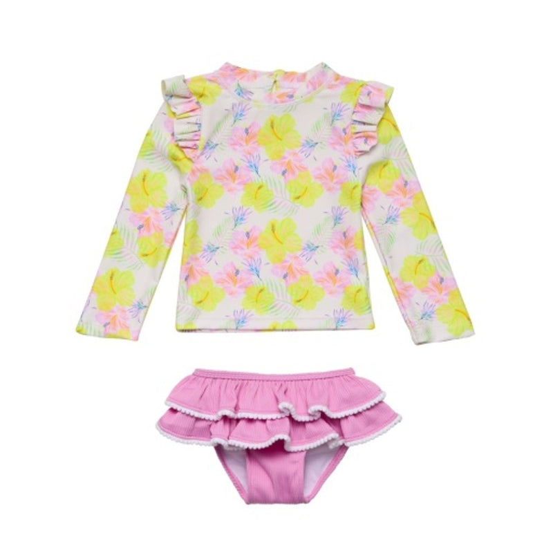 Snapper Rock - Girls Aloha Vacay Recycled Ruffle Set
