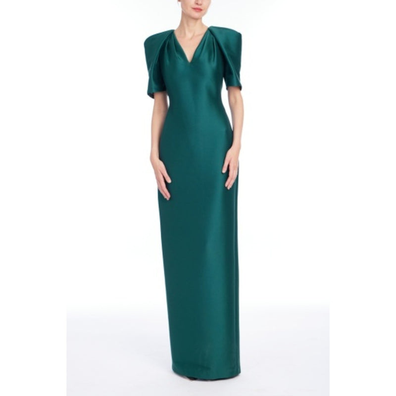 Badgley Mischka - Womens V Nk Slv Gwn
