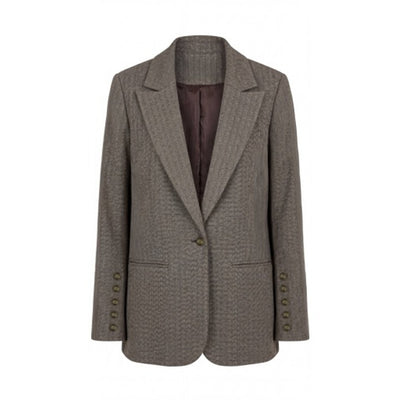Liverpool Los Angeles - Womens Blazer with Button Sleeve