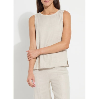 Lysse - Womens Gabriela Embroidered Linen Top