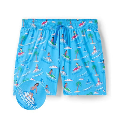 Tipsy Elves - Mens Aquaholic Stretch Swim Trunks