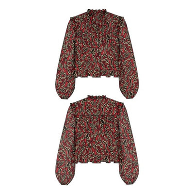 Liverpool Los Angeles - Womens Long Slv Wvn Blouse with Pintucks
