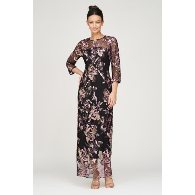 JS Collections - Womens Pheobe Column Gown