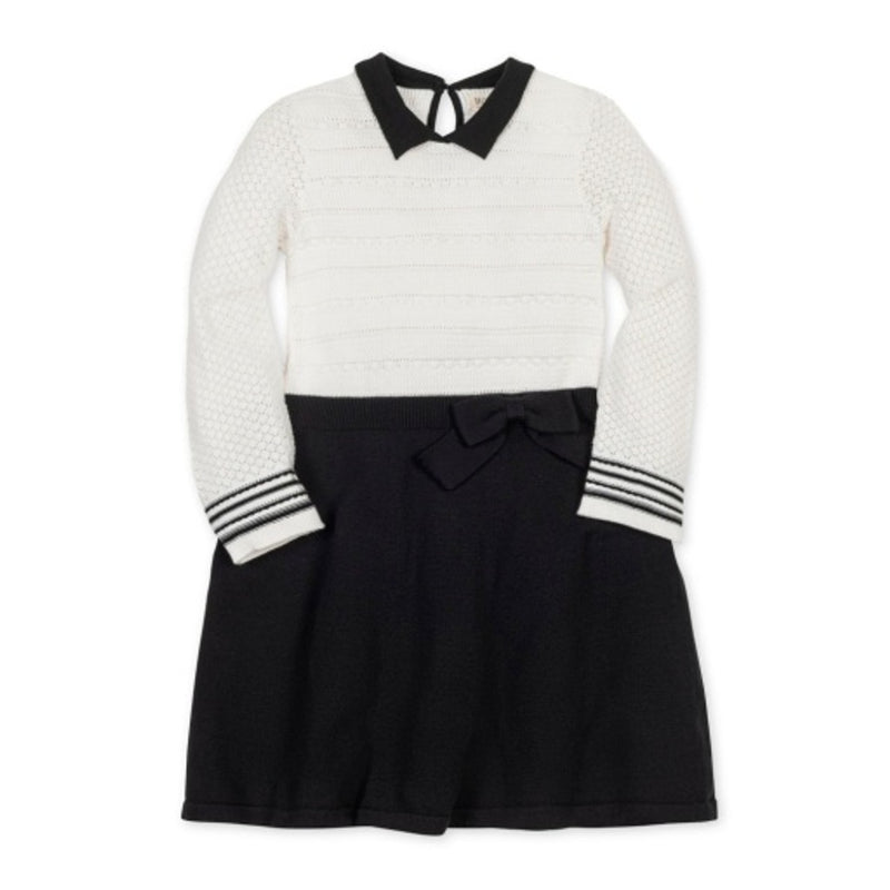 Hope & Henry - Girls Organic Peter Pan Collar Sweater Dress