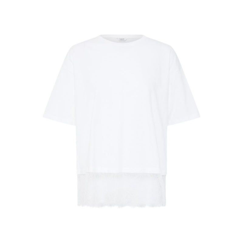 DK Company - Womens Bytaimi Lace Hem Tshirt