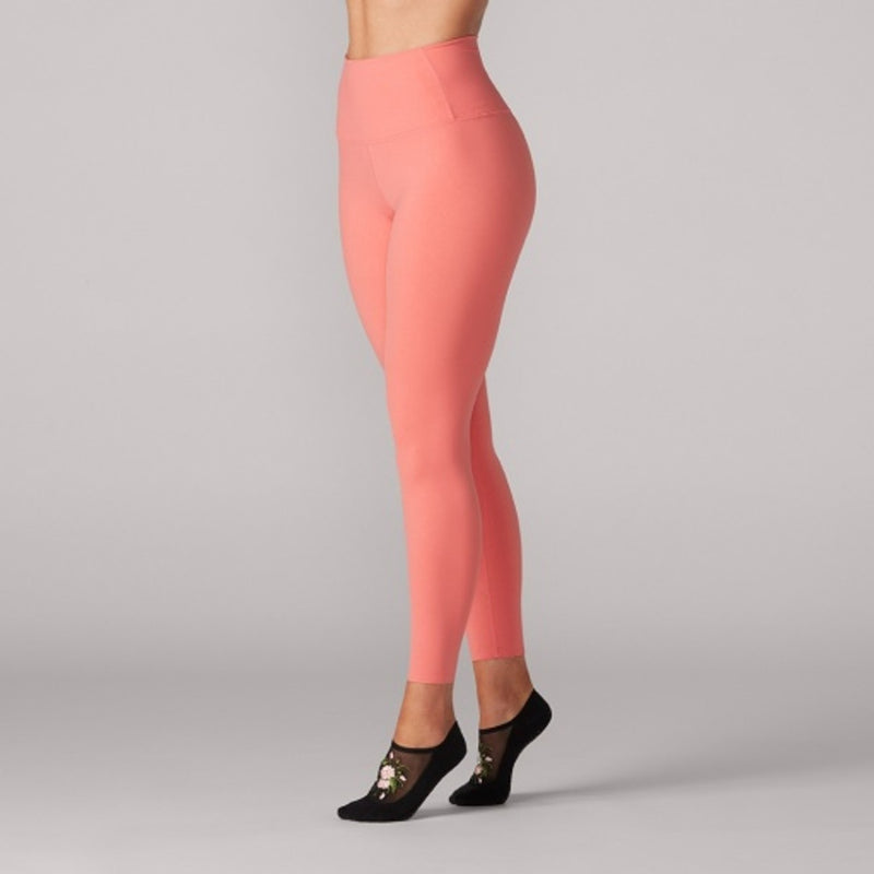 Thirty Three Threads - Unisex High Waisted 7/8 Tight Poppy - Poppy